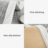 Waterproof Antimicrobial Simple Chenille Fabric Anti-scratch Elegant Couch Cover