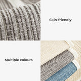 Waterproof Antimicrobial Simple Chenille Fabric Anti-scratch Elegant Couch Cover