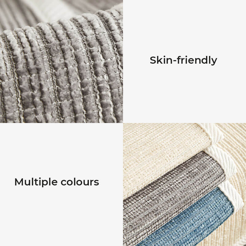 Waterproof Antimicrobial Simple Chenille Fabric Anti-scratch Elegant Couch Cover