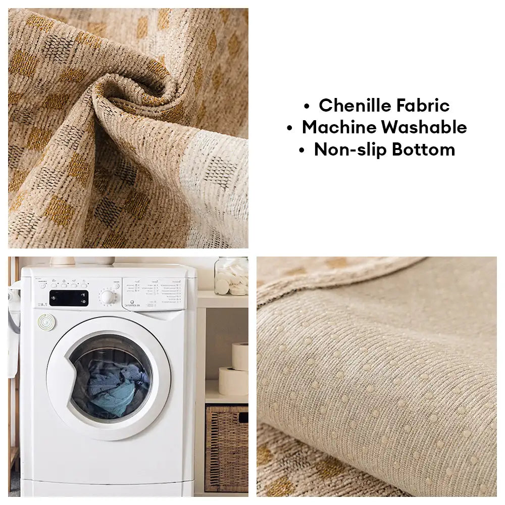 Skin-Friendly Breathable Chenille Sofa Protection Scratch-Resistant Non-Slip Reinforced Couch Cover