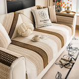 Skin-Friendly Breathable Chenille Sofa Protection Scratch-Resistant Non-Slip Reinforced Couch Cover