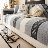 Skin-Friendly Breathable Chenille Sofa Protection Scratch-Resistant Non-Slip Reinforced Couch Cover