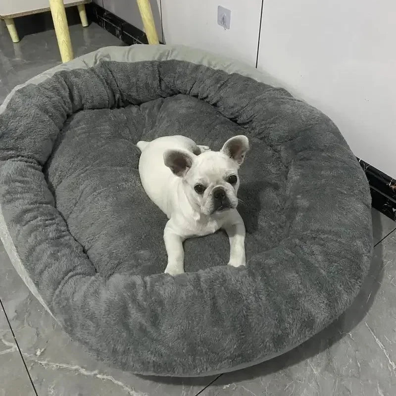 Soft Warm Dog Bed Sofa | 100% Cotton Cushion for Medium to Large Dogs