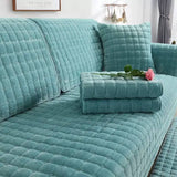 Square Flannel Scratch-Resistant & Anti-Slip Protection Durable Couch Cover