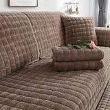 Square Flannel Scratch-Resistant & Anti-Slip Protection Durable Couch Cover