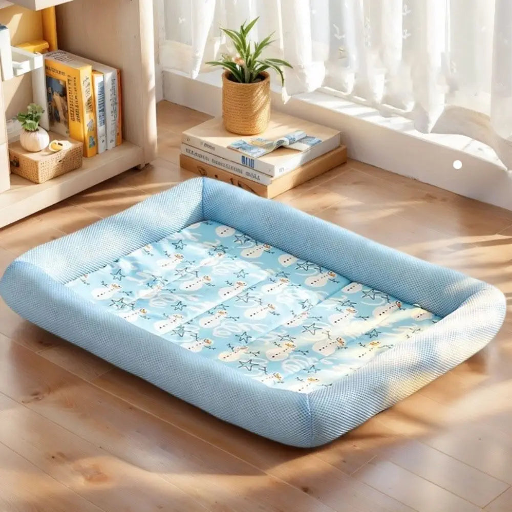 Square Cooling Pet Mat | Breathable Dirt-Resistant Sleeping Pad for Dogs and Cats
