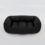 Square Plush Calming Dog Bed | Cushioned Kennel Sofa for Small to Large Pets