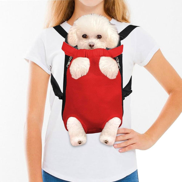 Unisex Adjustable Mesh Cat Carrier Bag | Comfortable Secure Travel Pouch 0