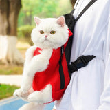 Unisex Adjustable Mesh Cat Carrier Bag | Comfortable Secure Travel Pouch 1