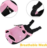 Unisex Adjustable Mesh Cat Carrier Bag | Comfortable Secure Travel Pouch 2