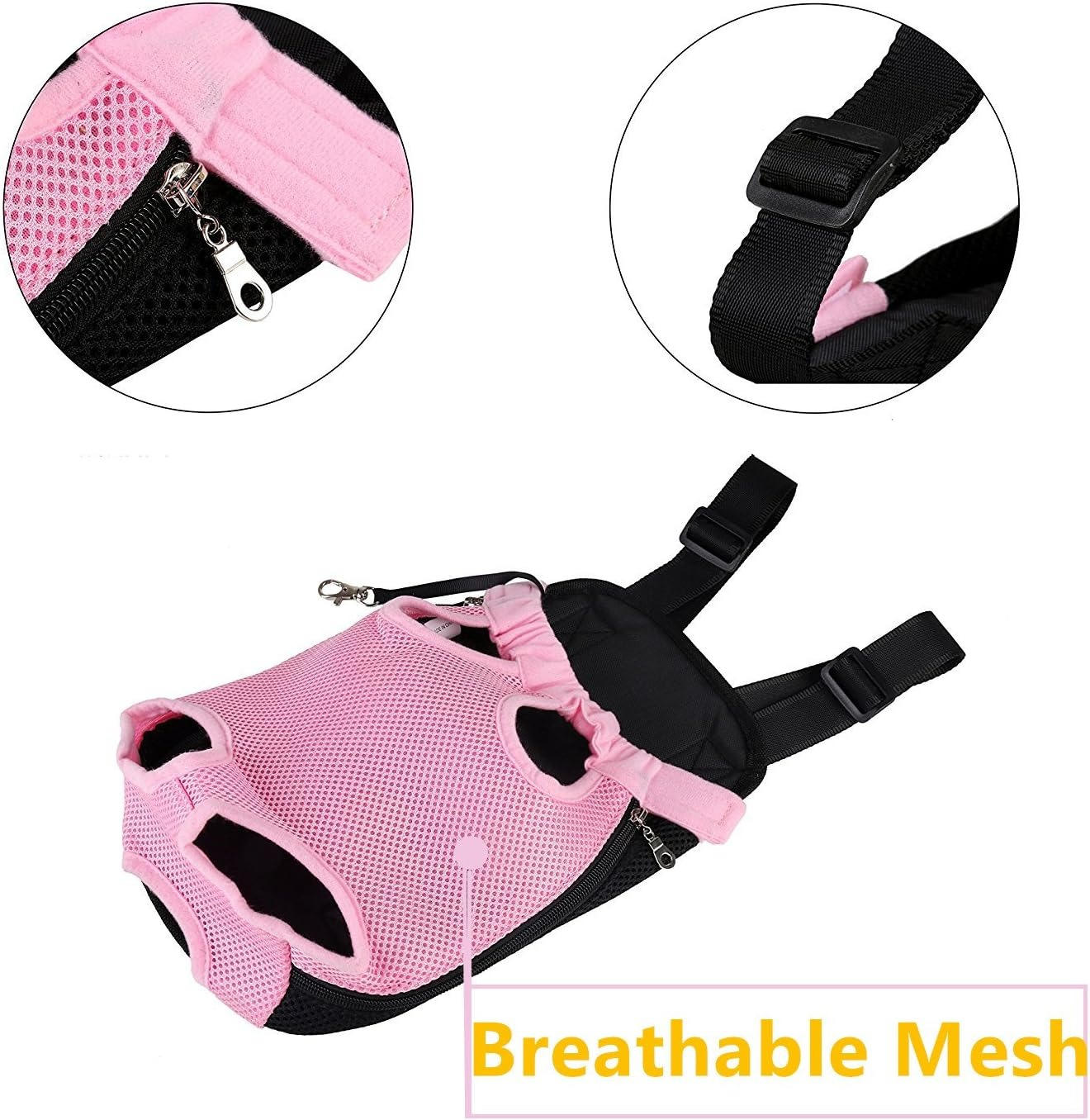 Unisex Adjustable Mesh Cat Carrier Bag | Comfortable Secure Travel Pouch 2