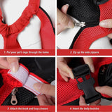 Unisex Adjustable Mesh Cat Carrier Bag | Comfortable Secure Travel Pouch 4
