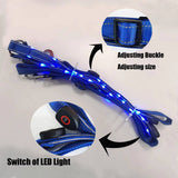 Unisex Adjustable Nylon LED Breast Collar | Rechargeable Safety Light for Horses 5