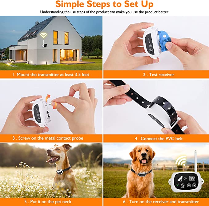 Unisex Adjustable Wireless Dog Fence | Safe and Reliable Pet Training System 1