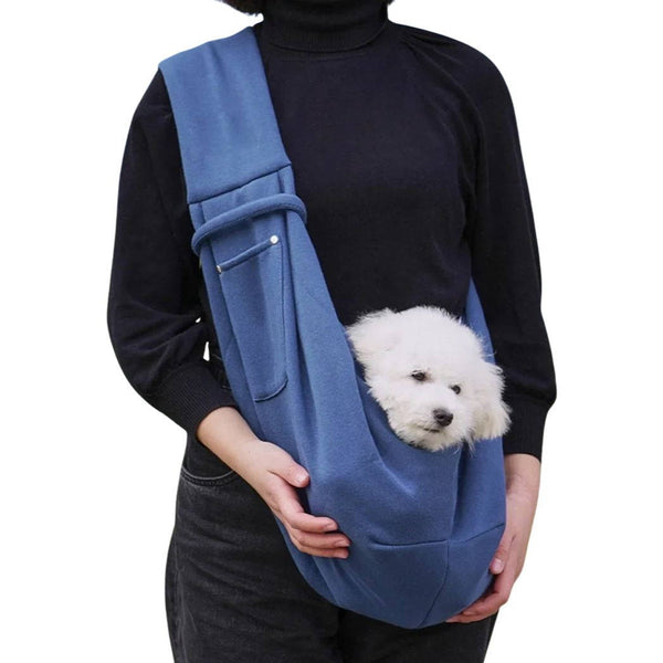 Unisex Cotton Dog Carrier Sling | Adjustable Comfortable Pet Holder 0