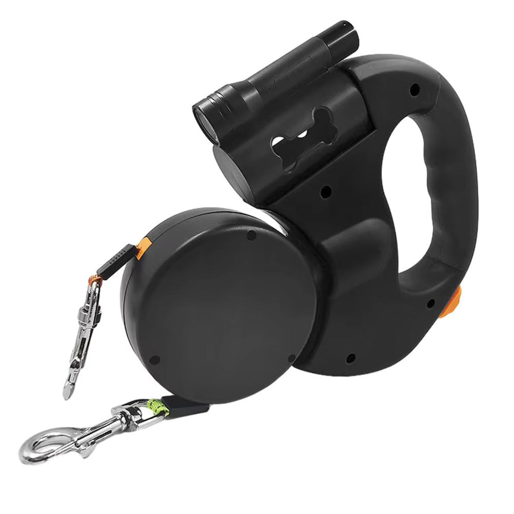 Unisex Durable Nylon Double Dog Leash | Anti-Tangle Dual Lead with Padded Handle 4