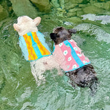 Unisex Durable Oxford Cloth Dog Life Jacket | Stylish High-Buoyancy Swim Vest for Safety 1