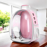 Unisex Durable Oxford Cloth Pet Carrier | Breathable Space Capsule Design for Cats and Dogs 0