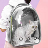 Unisex Durable Oxford Cloth Pet Carrier | Breathable Space Capsule Design for Cats and Dogs 6