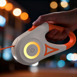 Unisex Durable Plastic Retractable Dog Leash | LED Illuminated Tangle-Free Walking Accessory 7