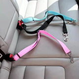 Unisex Durable Polyester Dog Seat Belt Harness | Adjustable Safety Car Restraint for Pets 2