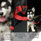 Unisex Durable Polyester Dog Seat Belt Harness | Adjustable Safety Car Restraint for Pets 4