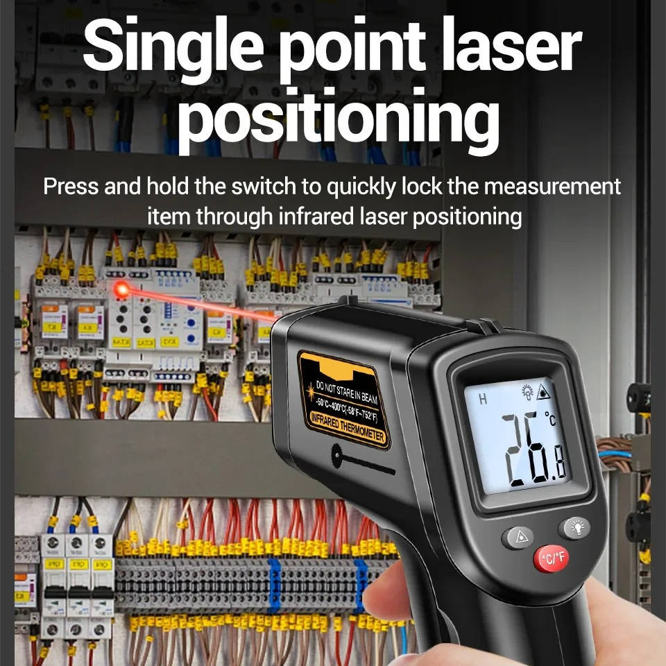 Unisex Infrared Laser Thermometer | Accurate Instant Temperature Reader 1