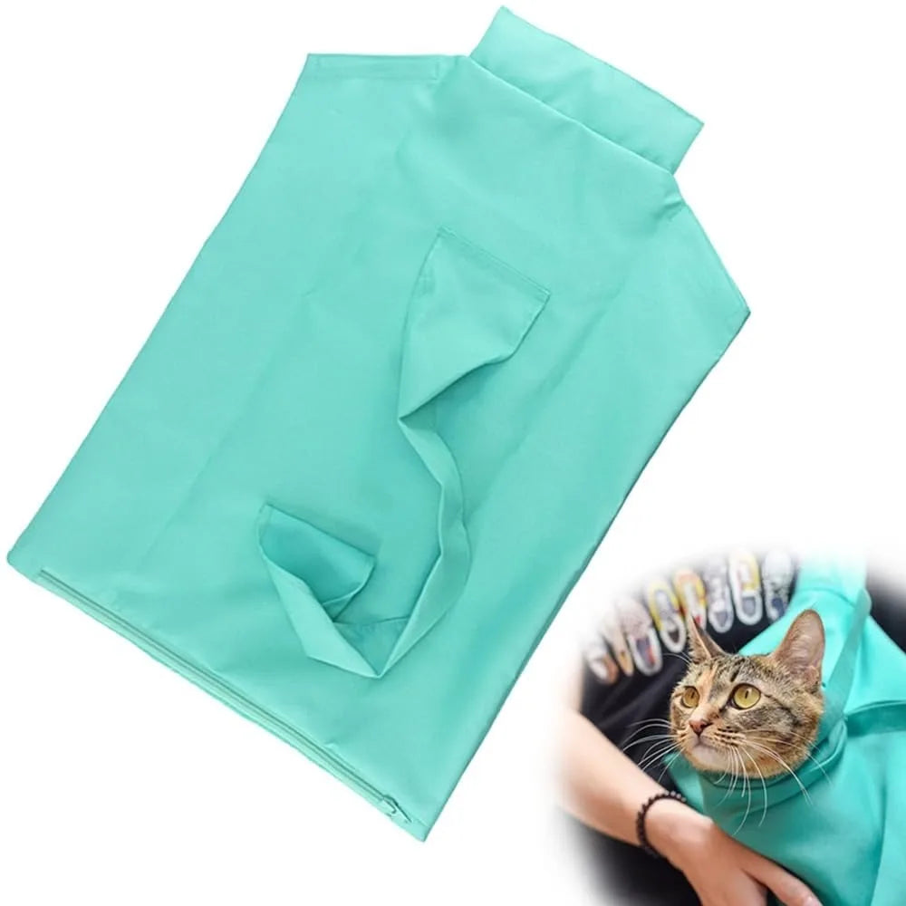Unisex Oxford Cloth Cat Carrier Pouch | Spacious Foldable Travel Tote 7