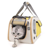 Unisex Oxford Cloth Travel Pet Carrier | Spacious and Comfortable Design for Cats and Small Dogs 1