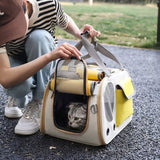Unisex Oxford Cloth Travel Pet Carrier | Spacious and Comfortable Design for Cats and Small Dogs 2