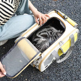Unisex Oxford Cloth Travel Pet Carrier | Spacious and Comfortable Design for Cats and Small Dogs 3