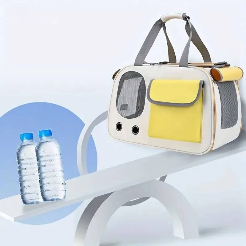 Unisex Oxford Cloth Travel Pet Carrier | Spacious and Comfortable Design for Cats and Small Dogs 6