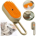 Unisex Pet Grooming Tool | 3-in-1 Steam Brush for Shedding | Gentle and Effective