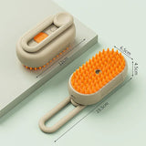 Unisex Pet Grooming Tool | 3-in-1 Steam Brush for Shedding | Gentle and Effective 2