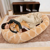 Unisex Plush Dog Bed | Cozy Oversized Donut Cuddle Cradle 3