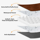 Unisex Plush Dog Bed | Cozy Oversized Donut Cuddle Cradle 4