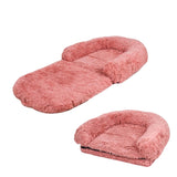 Unisex Plush Foldable Dog Bed | Extra-Large Cozy Lounge Space 9