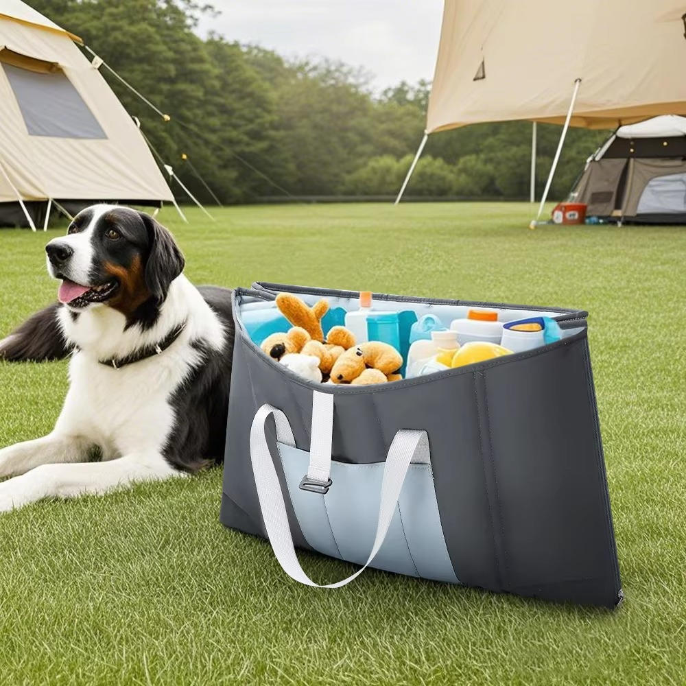 Unisex Polyester Dog Travel Carrier | Convertible Cozy Mat with Smart Storage 3