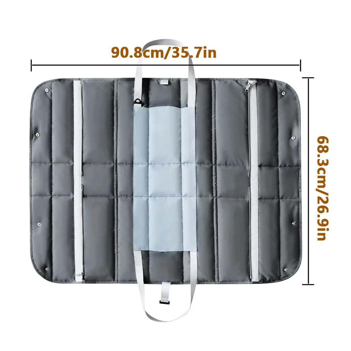 Unisex Polyester Dog Travel Carrier | Convertible Cozy Mat with Smart Storage 6
