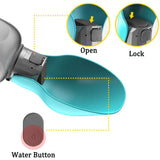 Unisex Portable Plastic Dog Water Bottle | Leakproof Travel Hydration Dispenser for Dogs 2