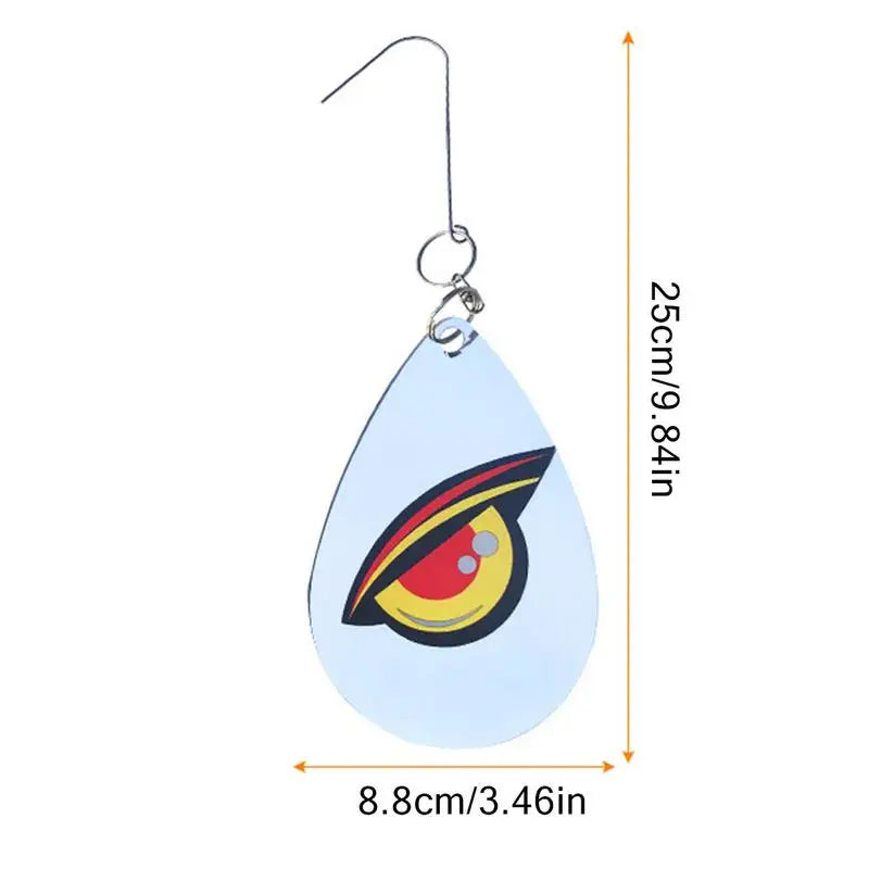 Unisex Reflective Acrylic Bird Repeller | Humane Pigeon Deterrent Eye Disc for Gardens 2