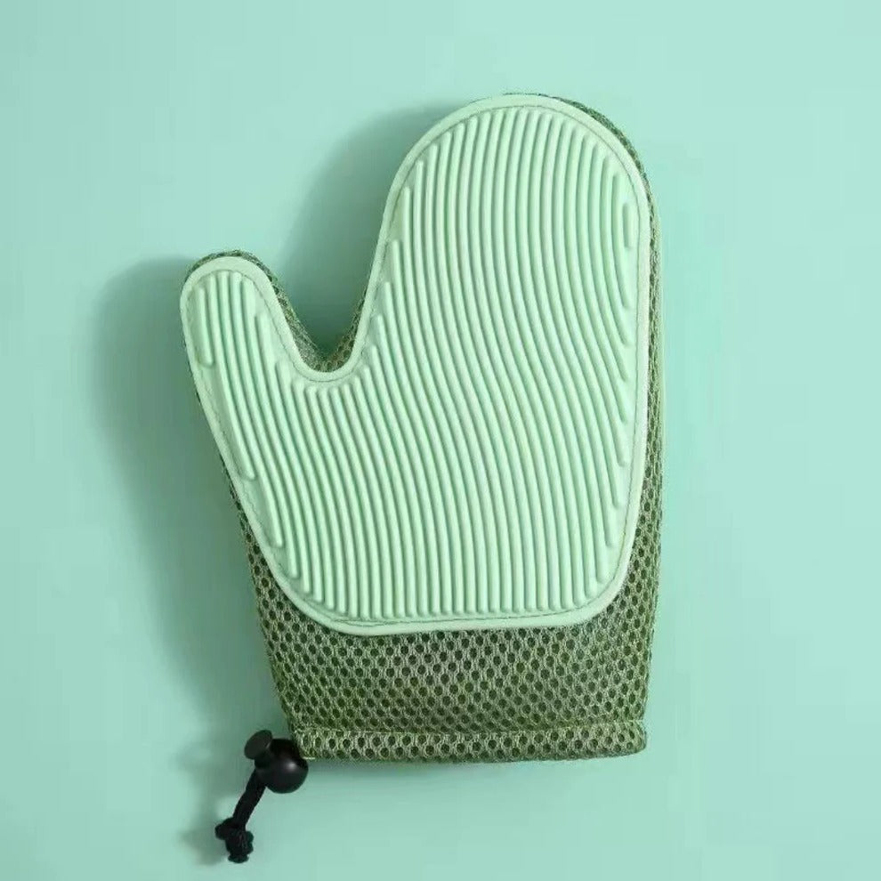Unisex Rubber Cat Grooming Glove | Dual-Sided Hair Remover Mitt with Massage Function 8