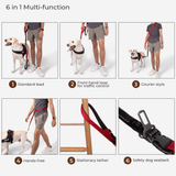 Unisex Tear-Resistant Nylon Dog Leash | Versatile Hands-Free Adjustable Bungee 1