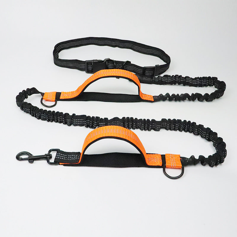 Unisex Tear-Resistant Nylon Dog Leash | Versatile Hands-Free Adjustable Bungee 10