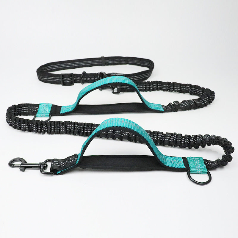 Unisex Tear-Resistant Nylon Dog Leash | Versatile Hands-Free Adjustable Bungee 11