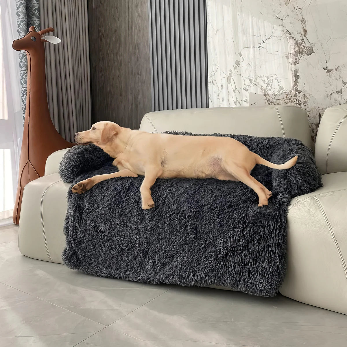 Unisex Waterproof Dog-Proof Couch Cover | Durable Quilted Sofa Protector for Pets 4