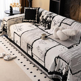 Vintage Chenille Anti-Scratch Sofa Protector Throw Breathable Couch Cover