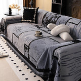 Vintage Chenille Anti-Scratch Sofa Protector Throw Breathable Couch Cover