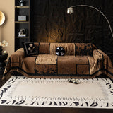 Vintage Chenille Anti-Scratch Sofa Protector Throw Breathable Couch Cover