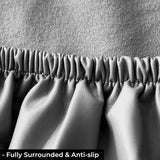 Waterproof Technology Fabric Fully Surround Anti-Scratch and Hair-Resistant Sectional Comfy Couch Cover